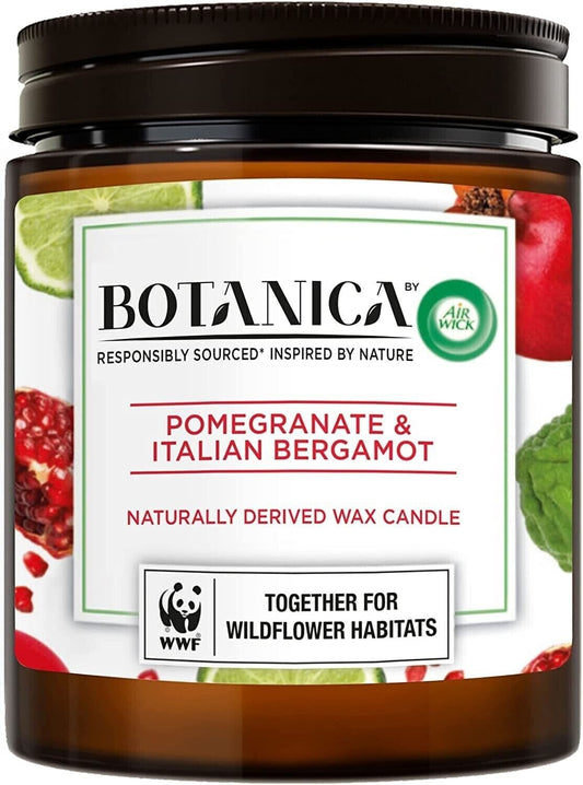 Botanica Air Wick Pomegranate & Italian Bergamot Candle 120g