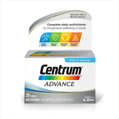 Centrum Advance Multivitamins 30 Tablets