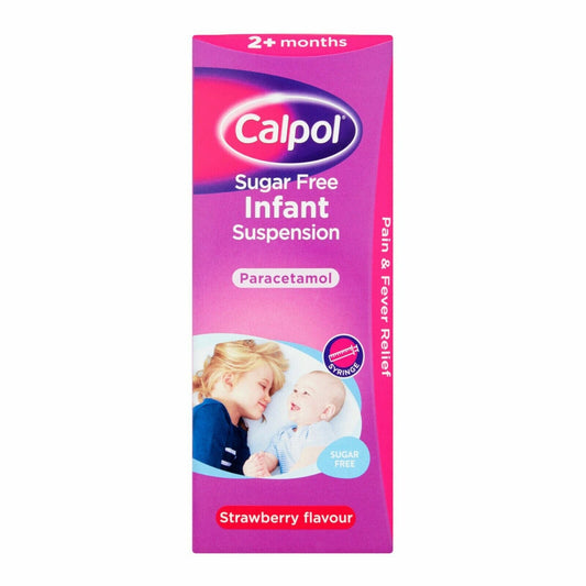 Calpol Infant Strawberry Sugar Free Suspension