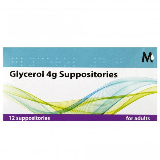Glycerol Adult 4g - 12 Suppositories - Brand May Vary