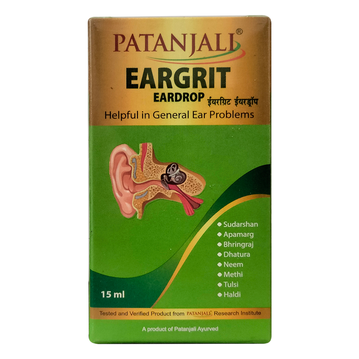 Patanjali Eargrit Ear Drops 15 ml Vision Pharmacy