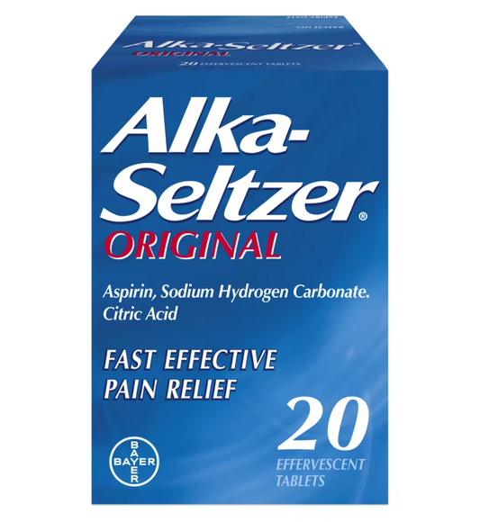 Alka-Seltzer Original - 20 Effervescent Tablets