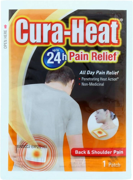 Cura Heat Back Pain 1 Clip Strip