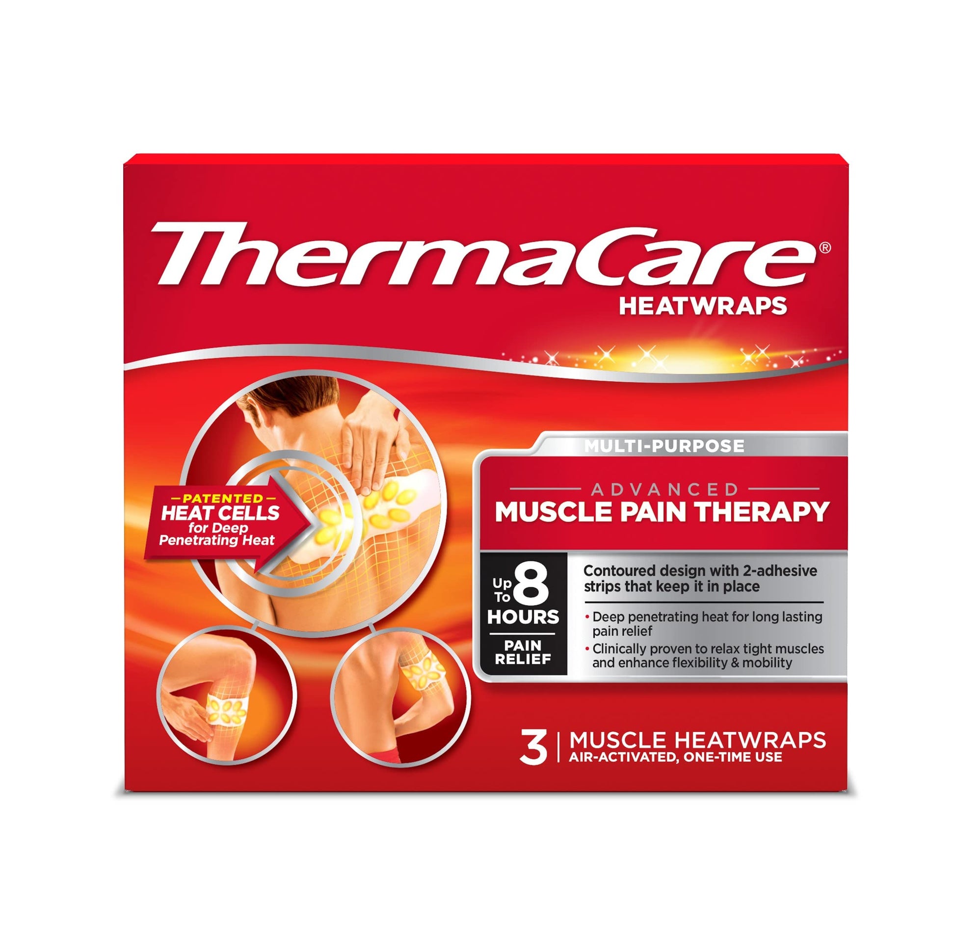 ThermaCare Heat Wraps for Neck Pain Relief Therapy at Home Vision