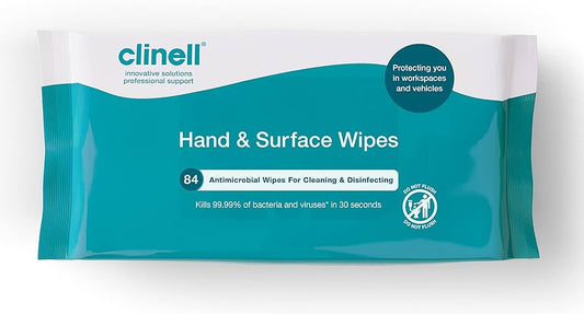 84 Clinel Hand & Surface Wipes