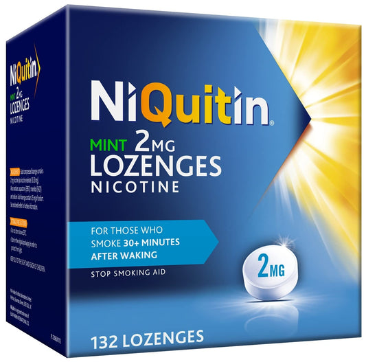 NiQuitin Lozenges 2mg Mint - 72 Lozenges