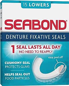 Seabond Denture Fixative Seals 15 Lowers