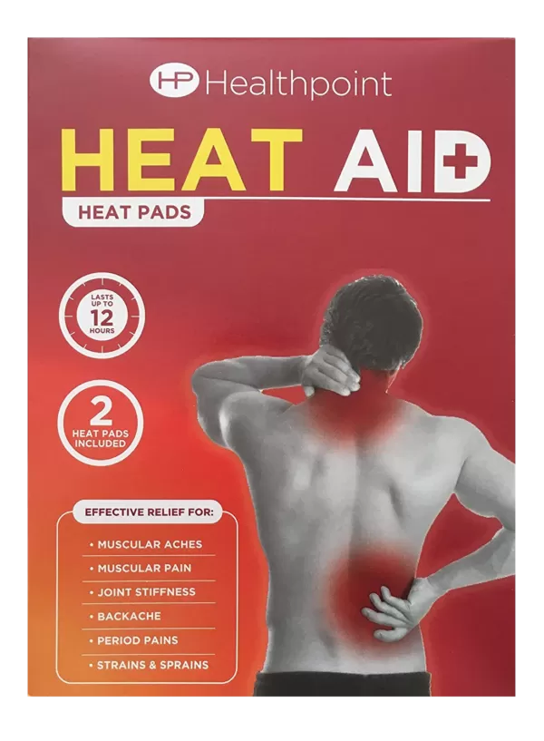 Healthpoint Heataid Heat Pads 2s Effective Pain Relief Solution Vision Pharmacy