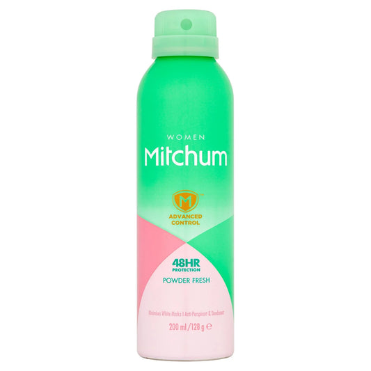 Mitchum Advanced Control Women 48HR Protection Powder Fresh Anti-Perspirant & Deodorant 200ml