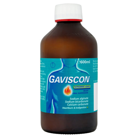 Gaviscon Peppermint liquid relief oral suspension 600ml