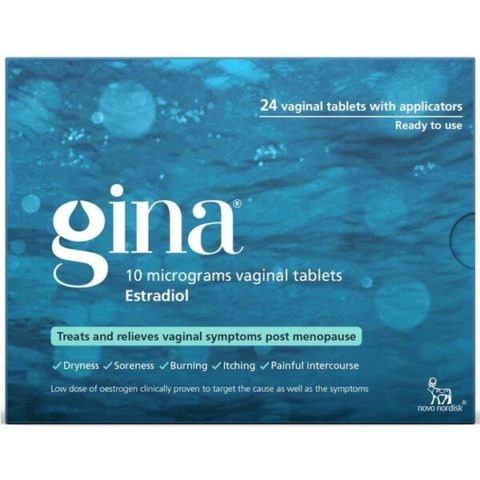 Gina 10mcg Vaginal Tablets - 24 Tablets