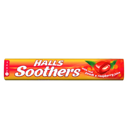 Halls Soothers Peach & Raspberry - Singles