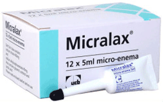 Micralax Micro Enema (Pack of 12) – Fast-Acting Constipation Solution!