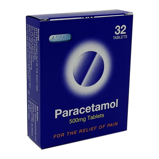 Paracetamol Tablets 500mg - 32 Tablets