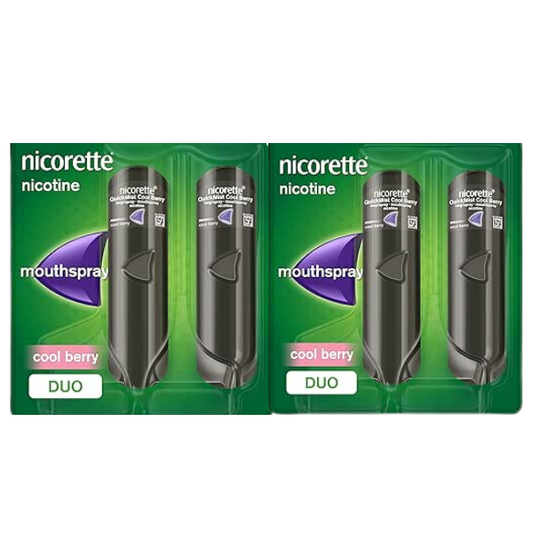 Nicorette Quickmist 1mg Cool Berry Mouthspray Bundle - 4 Pack