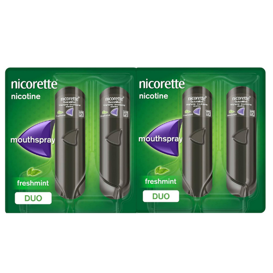 Nicorette Quickmist 1mg Freshmint Mouthspray Bundle - 4 Pack