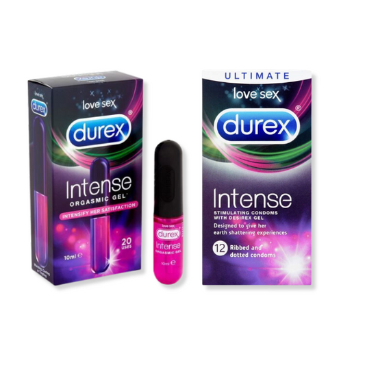 Durex Intense Bundle (Orgasmic Gel 10ml + 12 Condoms)