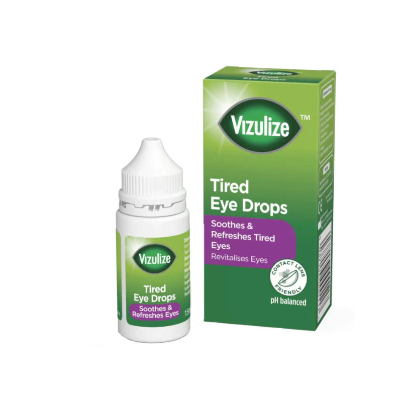 Vizulize Tired Eye Drops 10ml Soothing Relief for Fatigued Eyes Vision Pharmacy