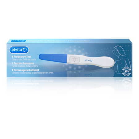Alvita Pregnancy Test Early Response - 1 Pack | Accurate Home Pregnancy Testing Kit