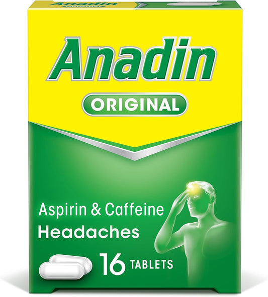 Anadin Original Pain Relief Tablets 16 Pack