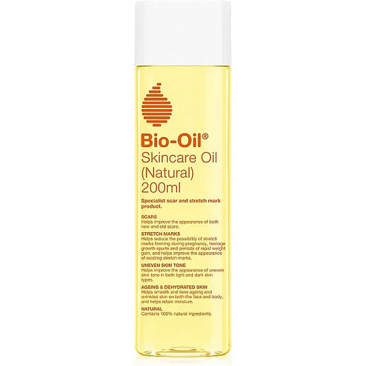 Bio-Oil Natural Skincare Oil - Improve the Appearance of Scars, Stretch Marks and Uneven Skin Tone - 200ml