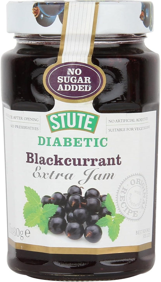 Stute Diabetic Jam Blackcurrant 430g