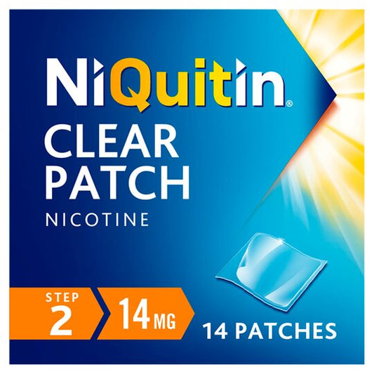 NiQuitin (Step 2) 14 Clear Patches 1 Week 14mg