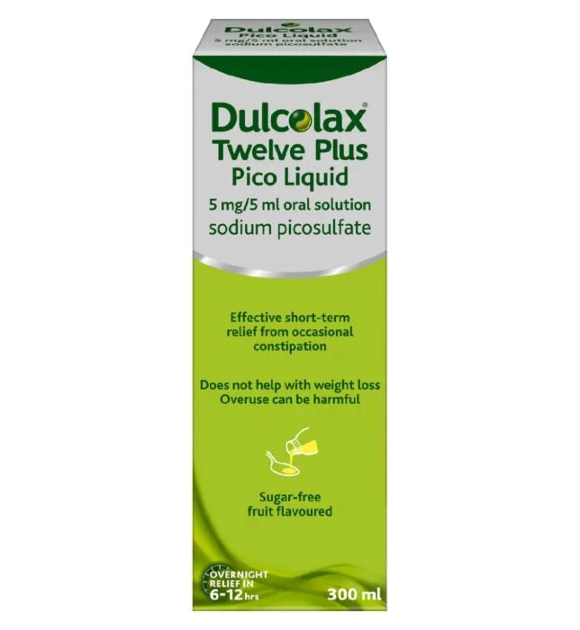 Dulcolax Pico Liquid Laxative (Sodium Picosulfate) 5mg/5ml Oral Solution – 300ml