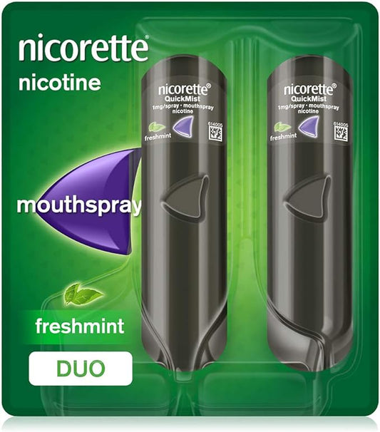 Nicorette QuickMist Freshmint 1mg Mouthspray Duo Pack