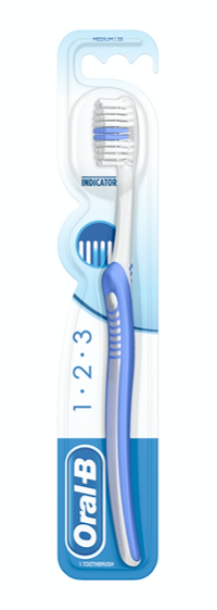 Oral-B Indicator 123 Medium Toothbrush