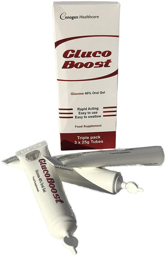 GlucoBoost Glucose 40% Oral Gel 25g Triple Pack