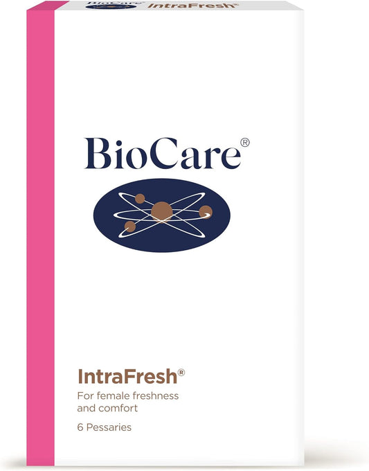 BioCare IntraFresh Vaginal Pessaries Pack of 6