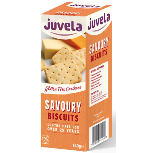 Juvela GF Savoury Biscuits 150g