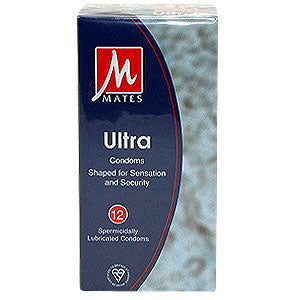 Mates Ultrasafe Condoms 12 Pack