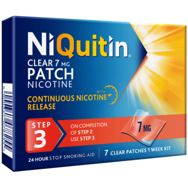 NiQuitin (Step 3) 7 Patches 1 Week 7mg