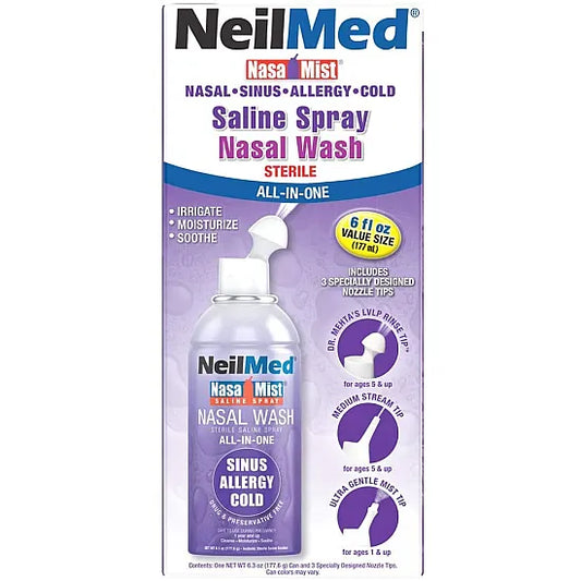 NeilMed NasaMist All-in-One Saline Spray - 177ml