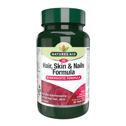 Natures Aid Hair, Skin & Nails Synergistic Formula 30 Tablets