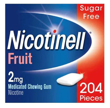 Nicotinell Fruit 2mg Gum - 204 Pieces