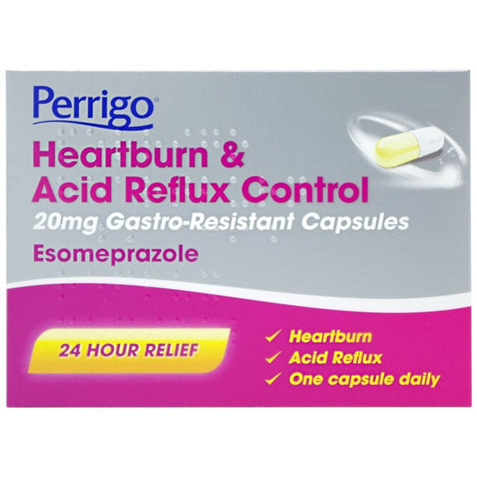 Perrigo Heartburn & Acid Reflux 20mg Capsules 14 Pack