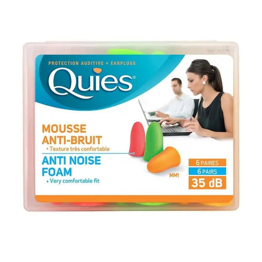 Quies Ear Protection Foam - 6 Pairs