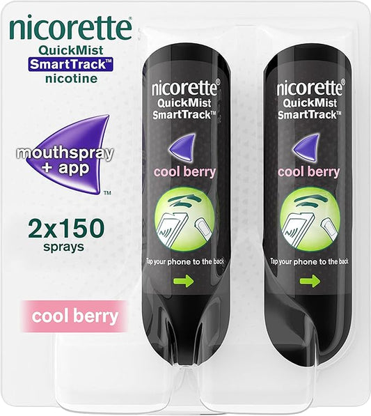 Nicorette Quickmist SmartTrack Cool Berry Duo