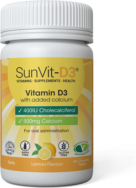 SunVit -D3 With Calcium 500g Lemon flavour