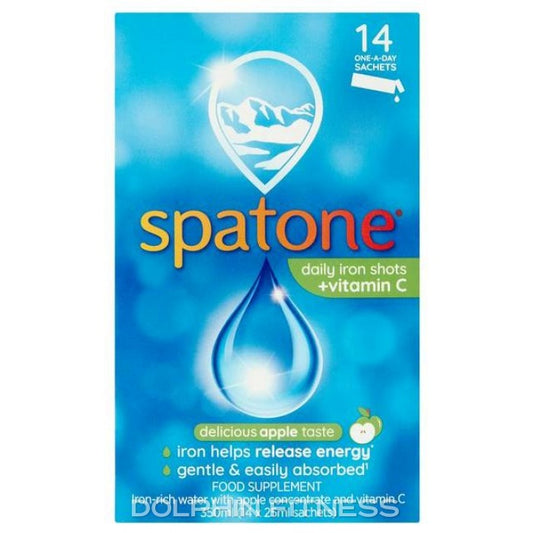 Spatone Iron Rich Water 14 daily iron sachets