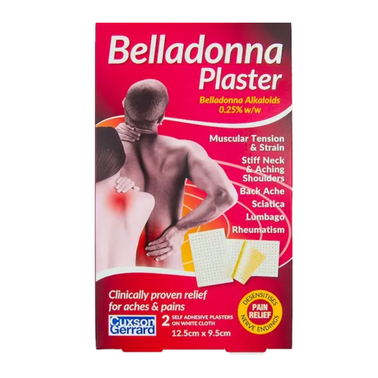 Belladonna Plaster Small 2 Pack