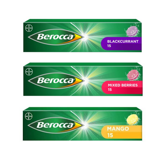 Berocca Vitamin Energy Tablets Mixed Flavours: 3 x 15 Tablets