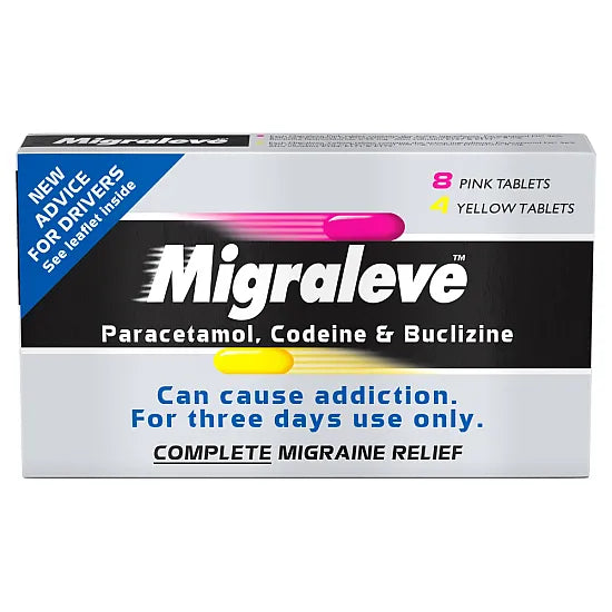 Migraleve Migraine Pink & Yellow Complete