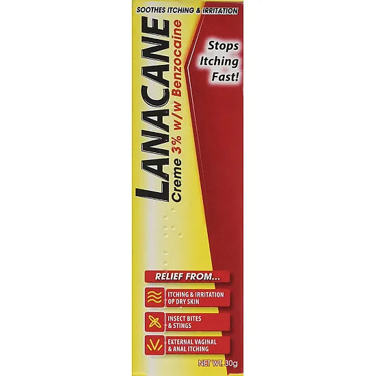 Lanacane Medicated Cream - 30g