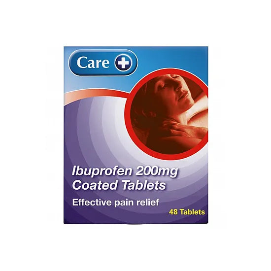Care Ibuprofen 200mg - 48 Coated Tablets