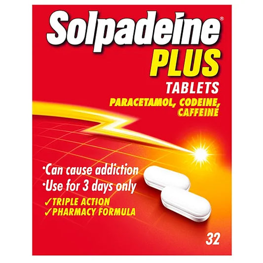 Solpadeine Plus (Codeine/Paracetamol) - 32 Tablets