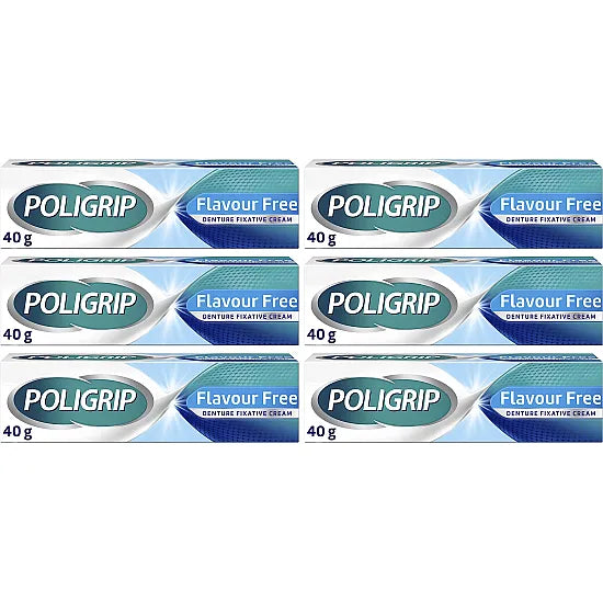 Poligrip Denture Fixative Flavour Free